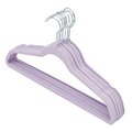 Home Basics Velvet Hanger, Lilac, 10PK FH45263